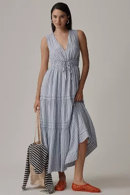 The Somerset Maxi Dress: Sleeveless Linen Blend Edition | Anthropologie (US)