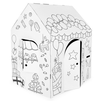Easy Playhouse: Birthday Arts & Craft Cardboard Fort, Decorate & Personalize | Target