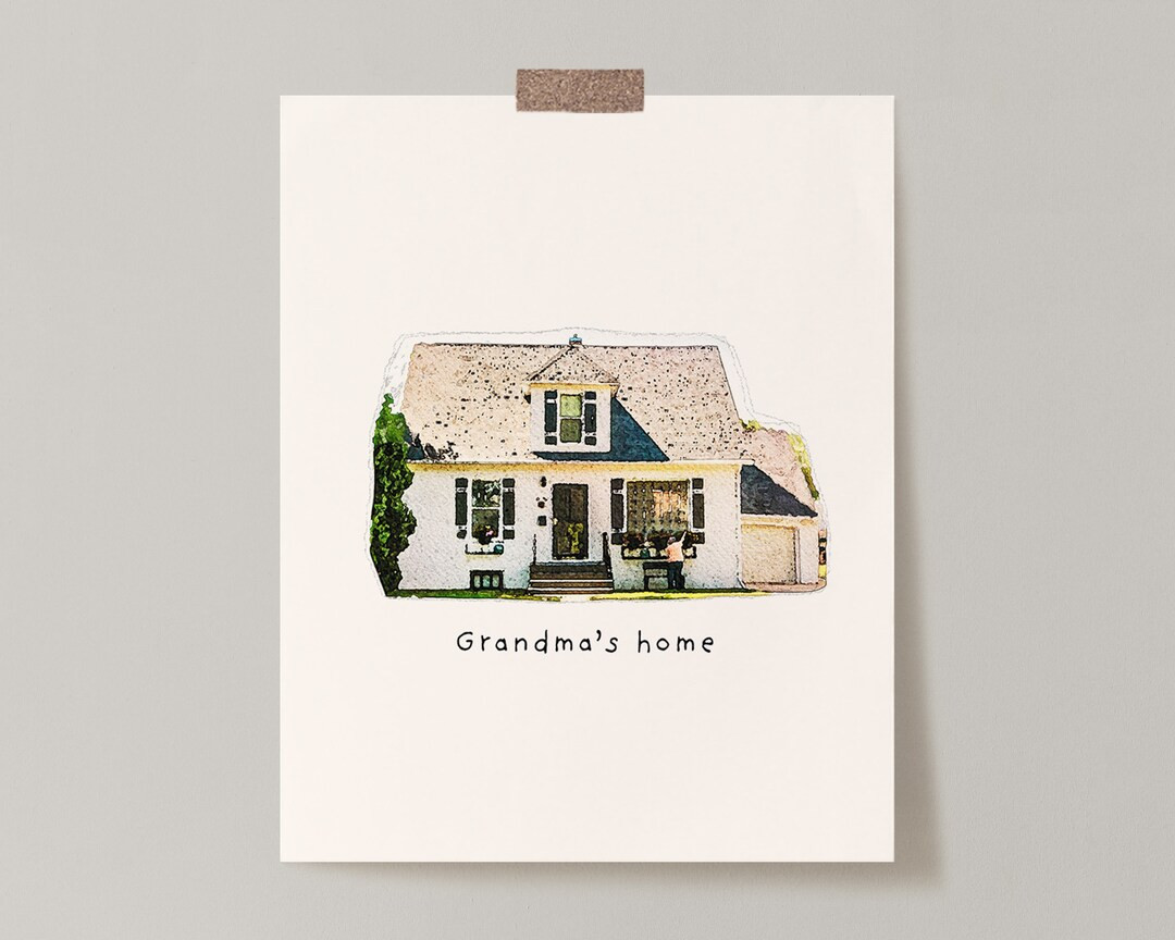 Custom Watercolor House Portrait,watercolor House Painting,personalized Housewarming Gift,first H... | Etsy (US)