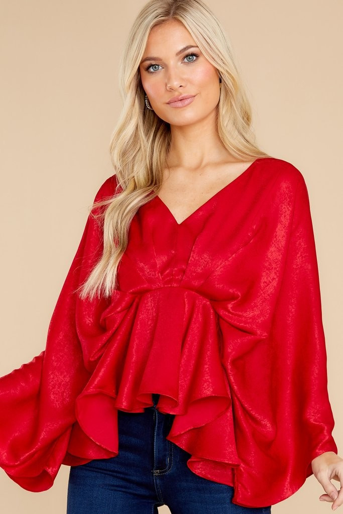 All Of The Time Red Top | Red Dress 