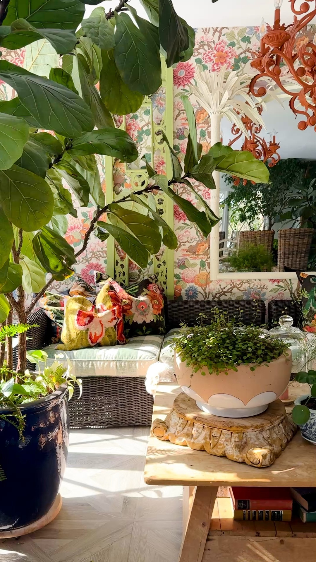Sunny day in the sunroom.  Do you have a favorite room in your home? Today this is mine.  It changes on my mood.  


#LTKSeasonal #LTKHome