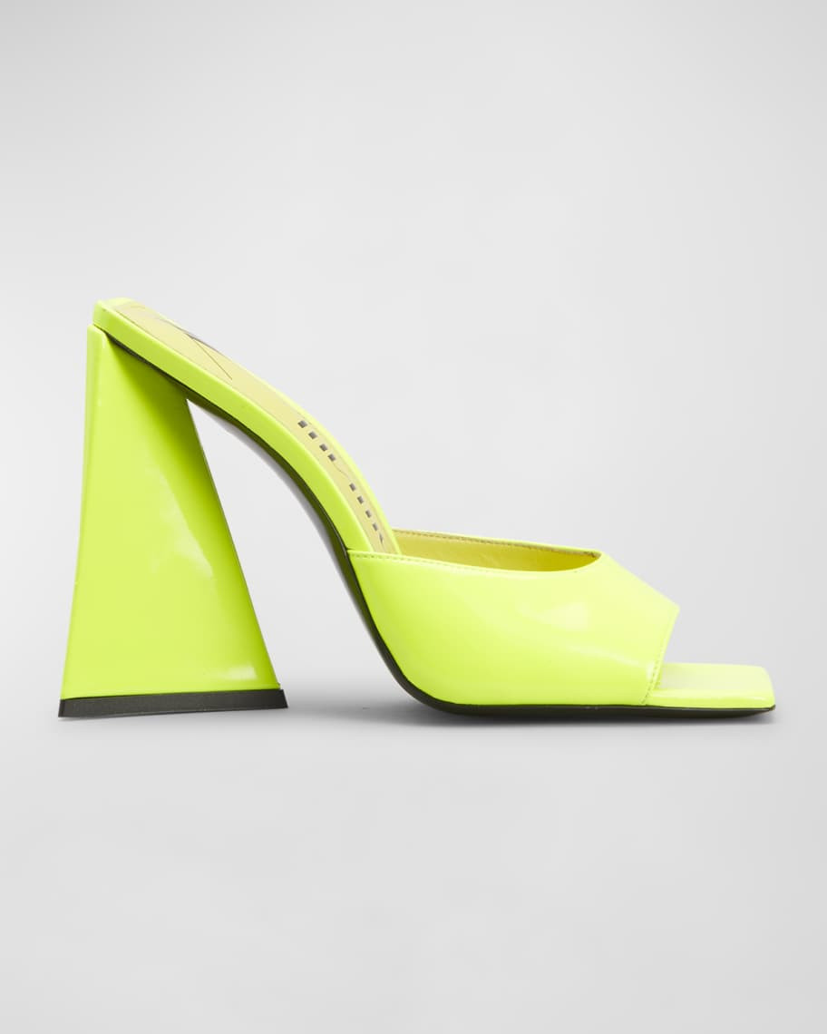The Attico Devon Patent Mule Sandals | Neiman Marcus