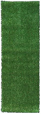 Sweethome Meadowland Collection Indoor and Outdoor Artificial Green Lawn Grass Turf Area Rug 20" ... | Amazon (US)