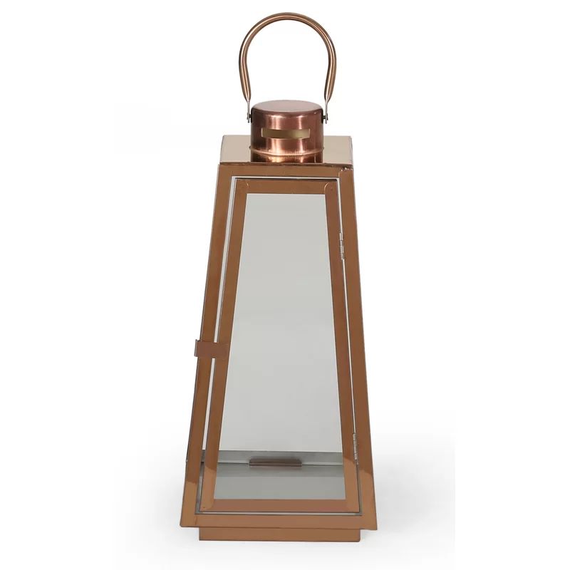 Grace Modern Stainless Steel Outdoor Lantern | Wayfair North America