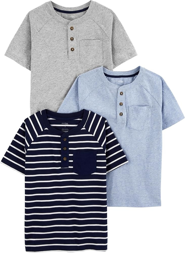 Simple Joys by Carter's Baby Boys' 3-pack Short-sleeve Tee Shirts | Amazon (US)