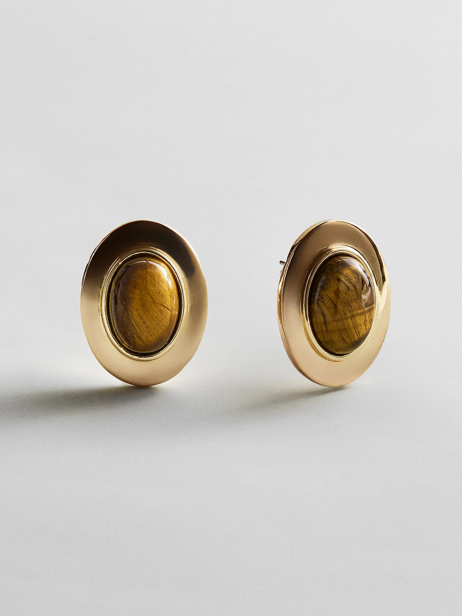 Samira Gold Stud Earrings - Samira Gold Stud Earrings | BaubleBar