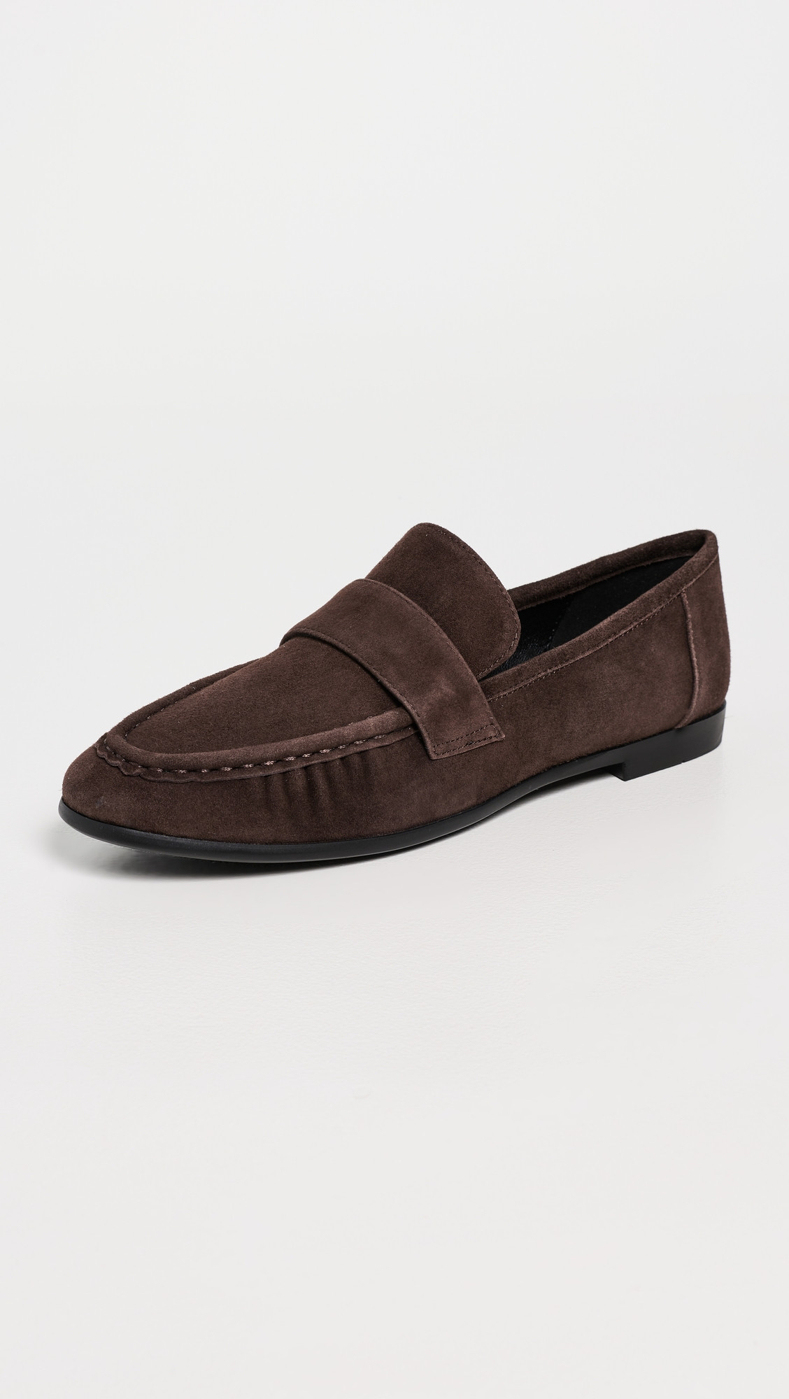 Black Suede Studio Arrow Loafers Brown 37 | Shopbop