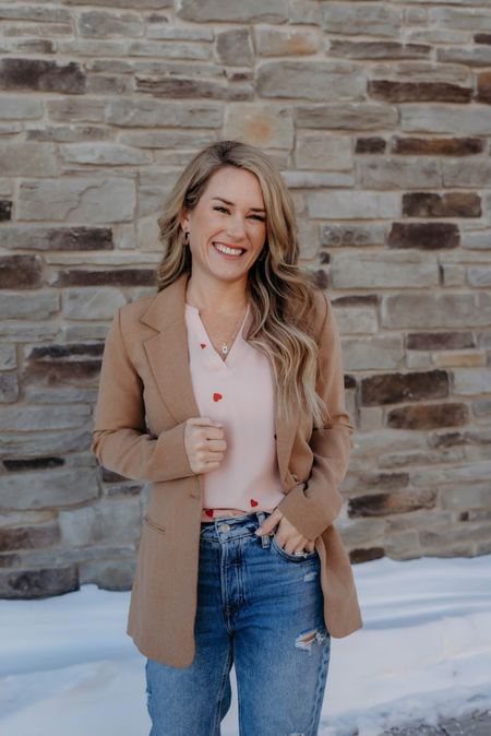 Pink blouse 

 Valentine’s Day  outfit inspo  mom outfit casual outfit  everyday style jeans  Maurices  winter outfits  winter fashion 

#LTKfindsunder50 #LTKSeasonal #LTKstyletip
