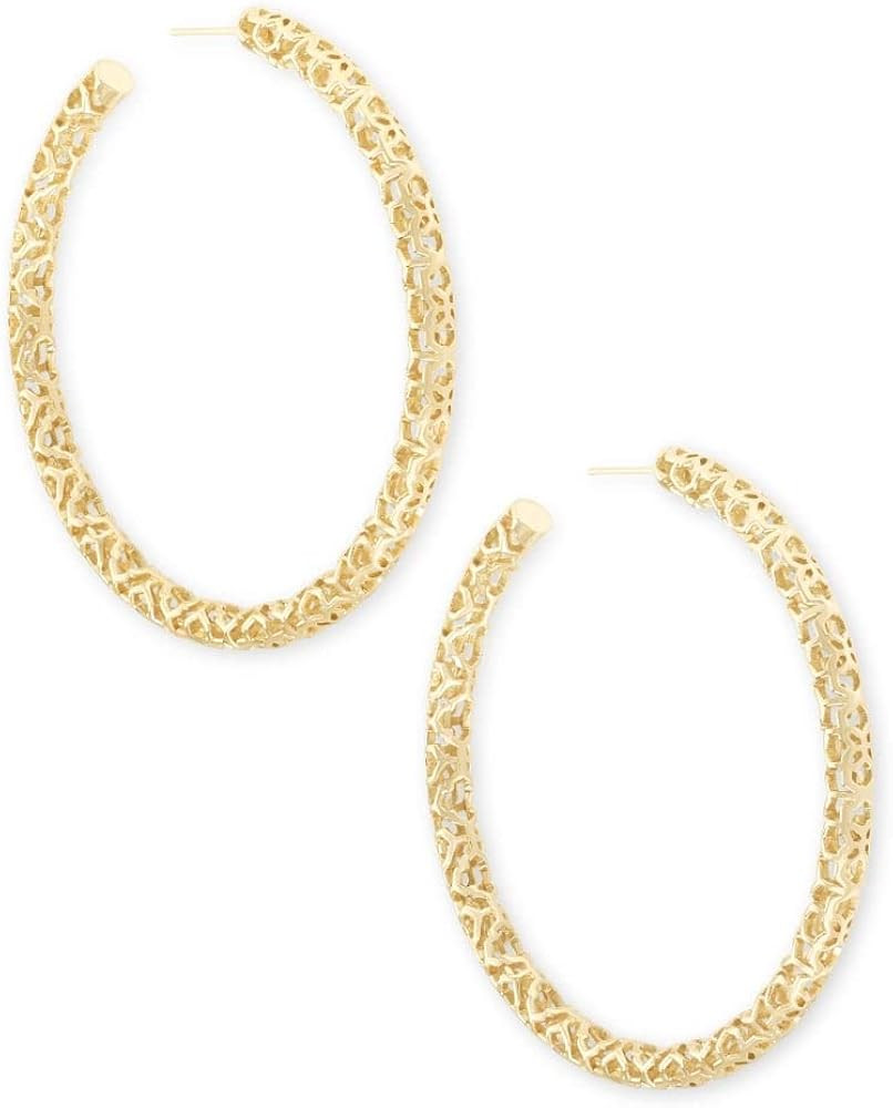 Kendra Scott Maggie 2.5" Hoop Earrings for Women, Fashion Jewelry | Amazon (US)
