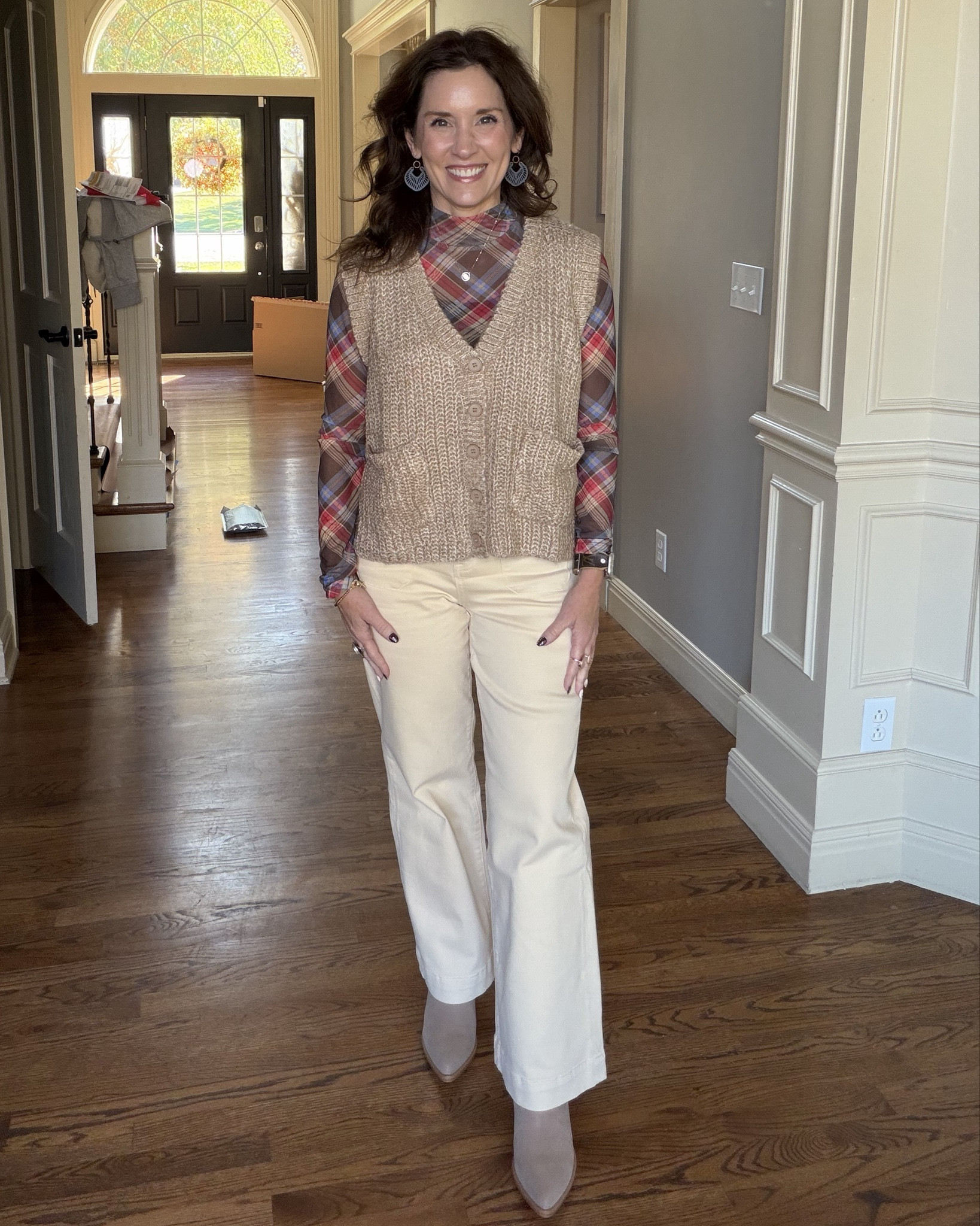 Loving this layered look for the fall 

Wearing a small in tops and size 25 in jeans 

@pinkLily 

#LTKStyleTip #LTKFindsUnder50 #LTKShoeCrush