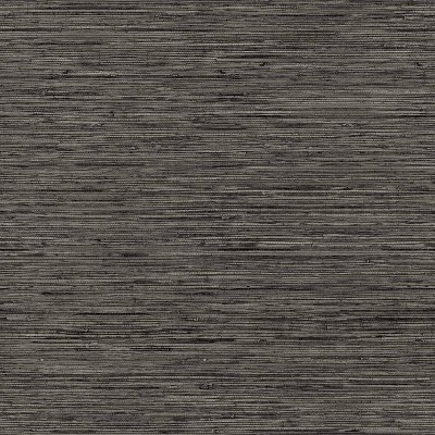 RoomMates Grasscloth Gray Peel & Stick Wallpaper | Target