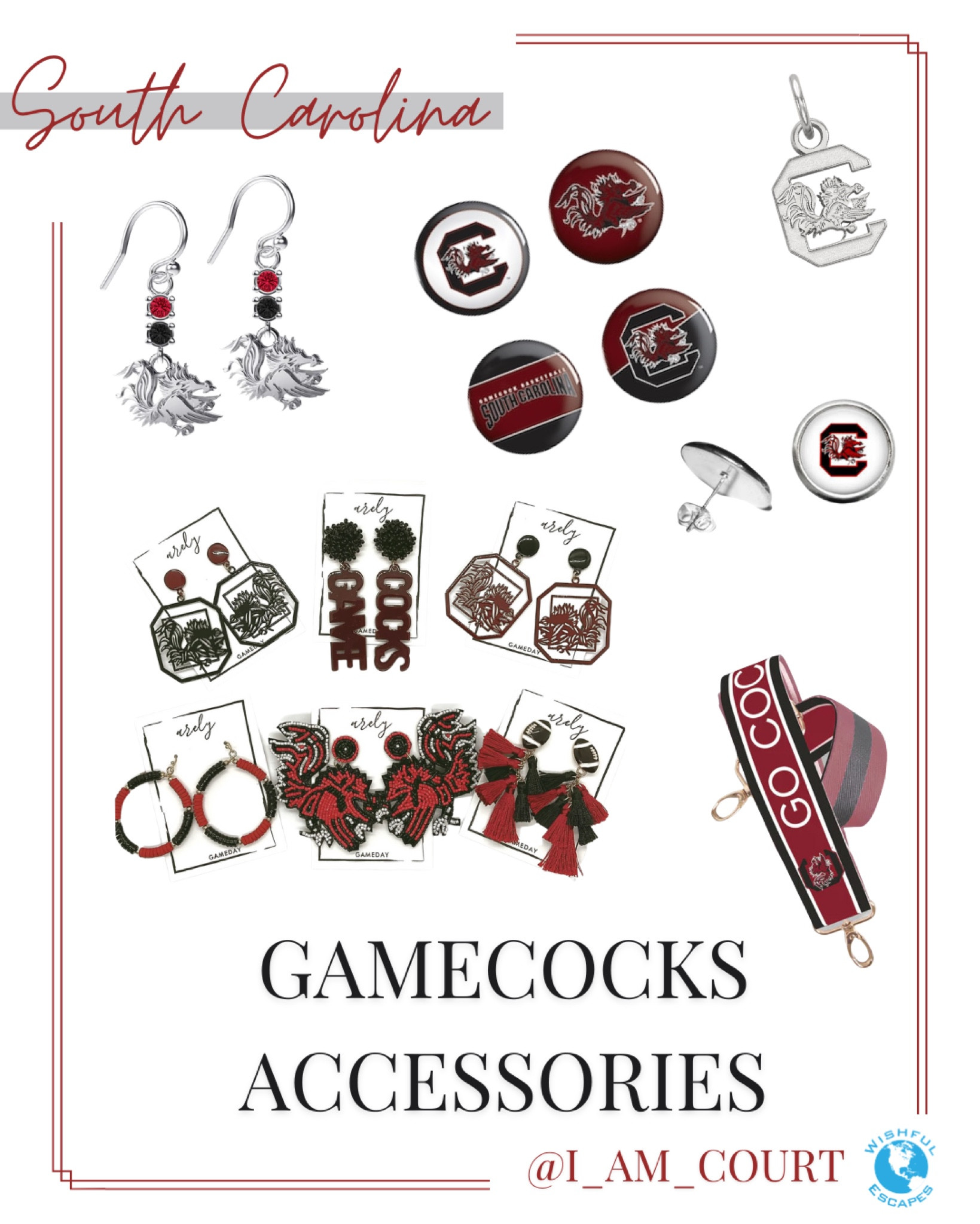South Carolina Gamecocks Gameday Outfits #gamecocks #SEC #football

#LTKstyletip #LTKfindsunder50