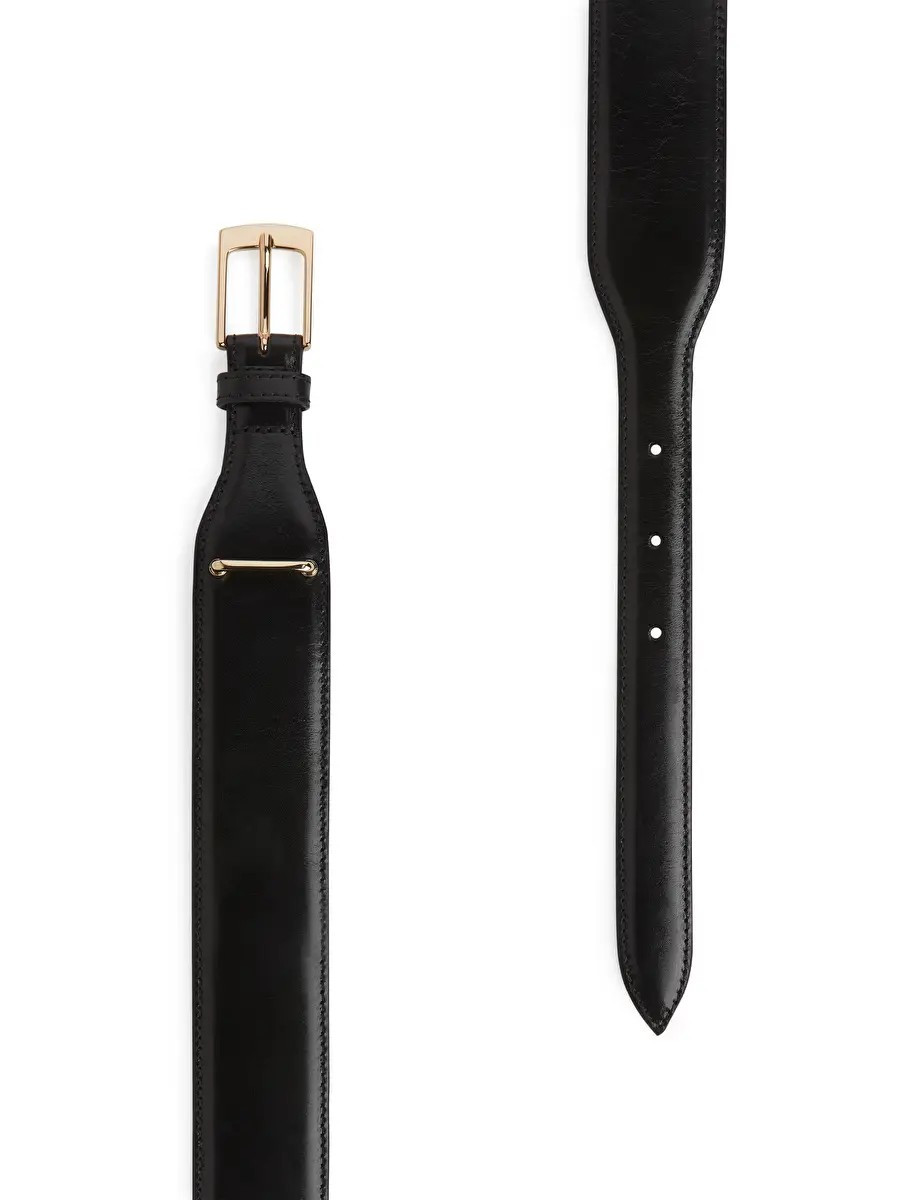 High Waist Leather Belt | ARKET (US&UK)