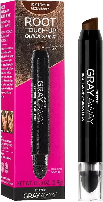 Gray Away Root Touch-Up Quick Stick, Light Brown, 0.1 oz | Amazon (US)
