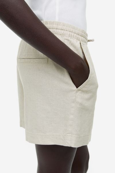 Linen-blend Shorts | H&M (US + CA)