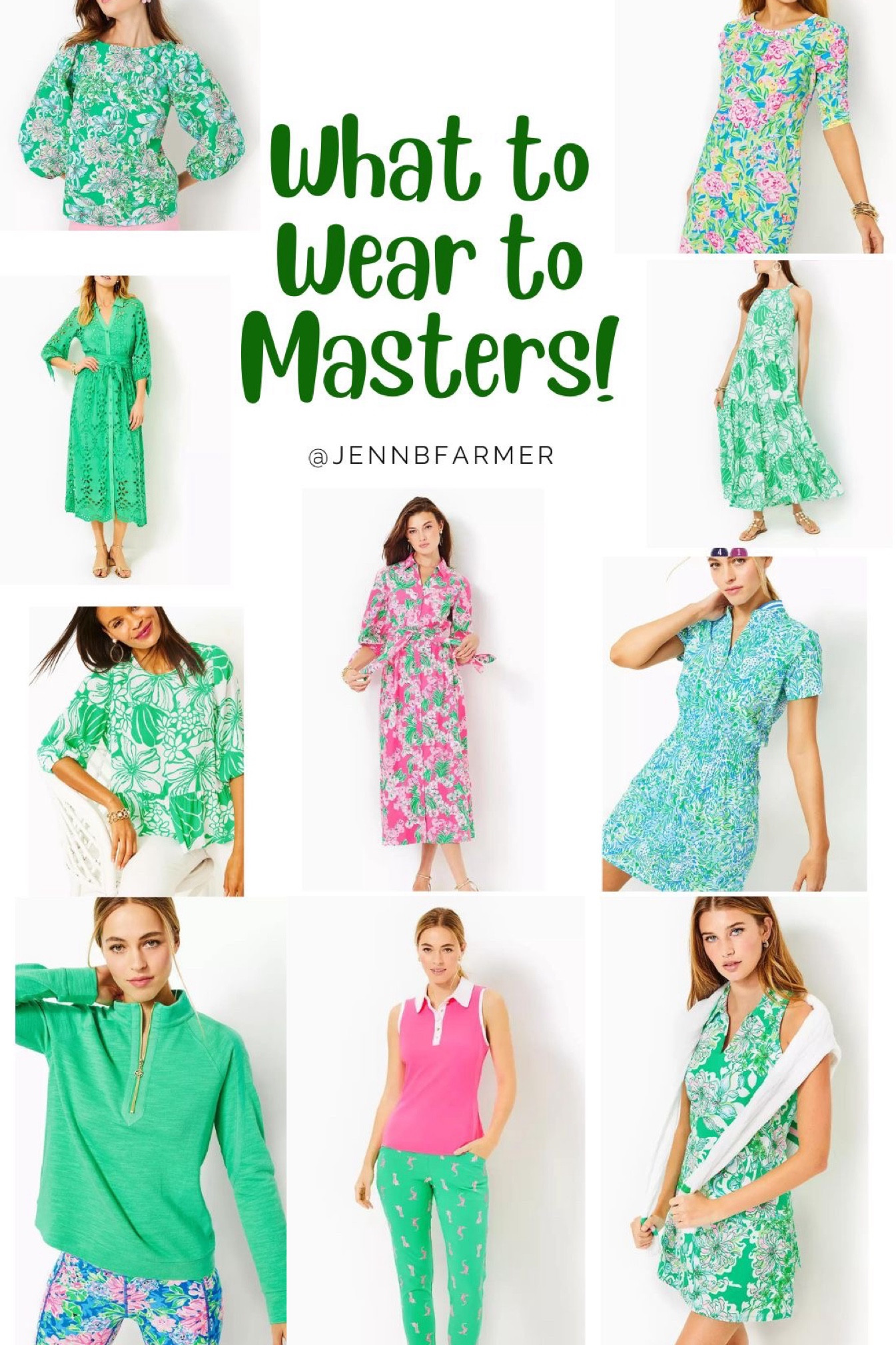 I’m excited to go to Augusta National for the 1st time this weekend to watch the Augusta National Women’s Amateur tournament!⛳️🏌️‍♀️

These are some of my favorite Lilly Pulitzer Master’s outfits to wear!💗💚Hopefully some of them are included for this Friday April 5th Lilly’s Surprise sale!!! 

#masters #augustanational #lilly #LillySupriseSale #LillyPulitzer

#LTKtravel #LTKfamily #LTKActive