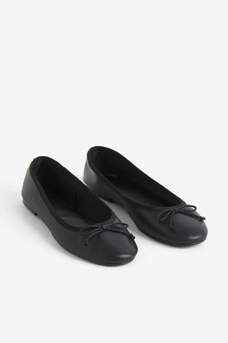 Ballet Flats - Black - Ladies | H&M US | H&M (US)