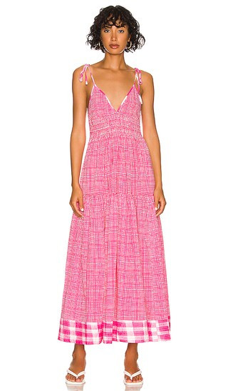 The Melody Dress in Painted Strawberry Gingham | Revolve Clothing (Global)