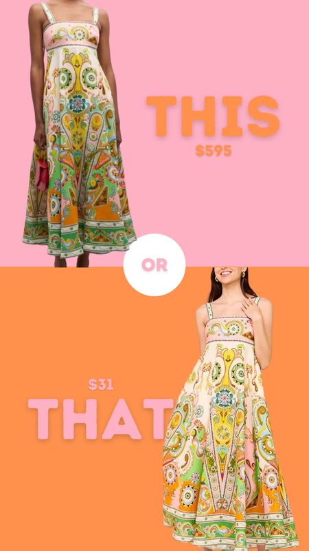 This or That printed midi dress … 

#LTKFindsUnder50 #LTKStyleTip #LTKSeasonal