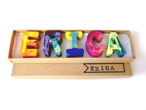 Kids NAME Crayons  Recycled Crayon Set  Custom Alphabet Name | Etsy | Etsy (US)