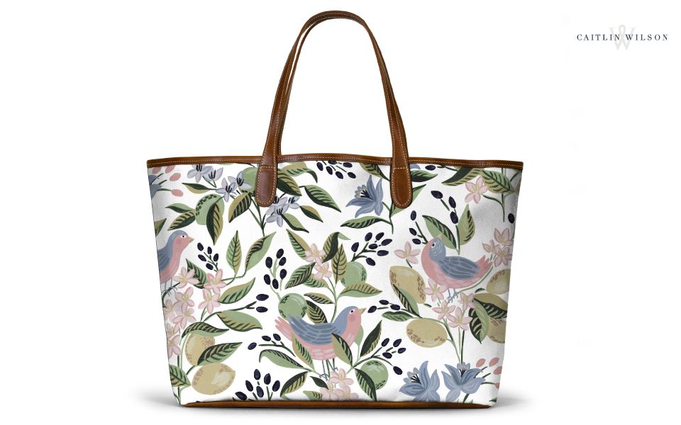 St. Anne Tote - Caitlin Wilson Leather Patch | Barrington Gifts