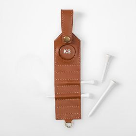 Graham Leather Golf Tee Keychain | Mark and Graham
