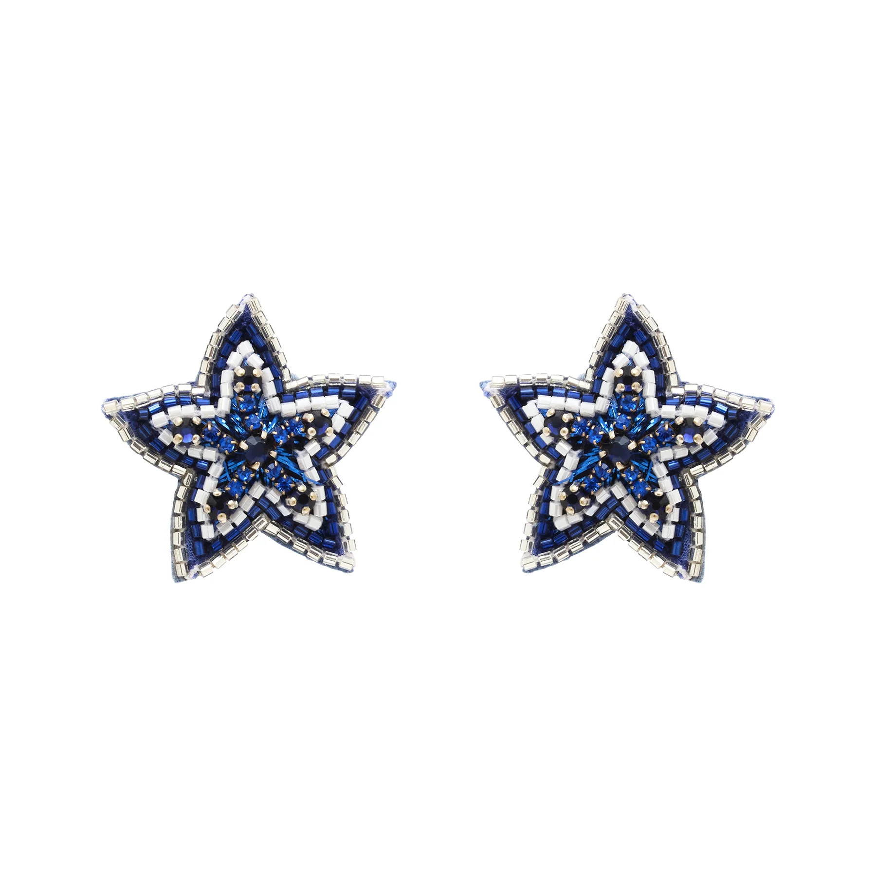 Star Studs Navy | Mignonne Gavigan