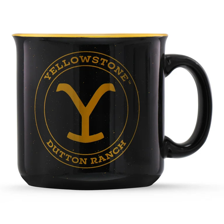 Silver Buffalo Yellowstone Dutton Ranch Ceramic Camper Mug, 20 oz | Walmart (US)