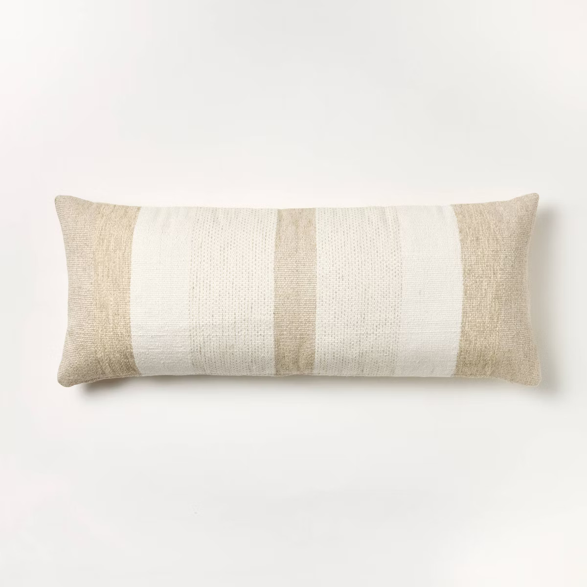 Oversized Woven Lumbar Throw Pillow Cream/Neutral - Threshold™ designed with Studio McGee | Target