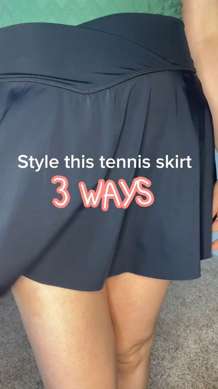 Tennis skort, styled 3 ways ⬇️ Clip 20% off + additional 10% discount code: 105FB66T

#LTKVideo #LTKSeasonal #LTKActive
