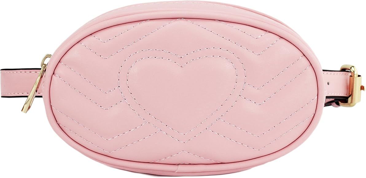 mibasies Kids Fanny Pack for Girls Toddler Waist Bags with Belt | Amazon (US)