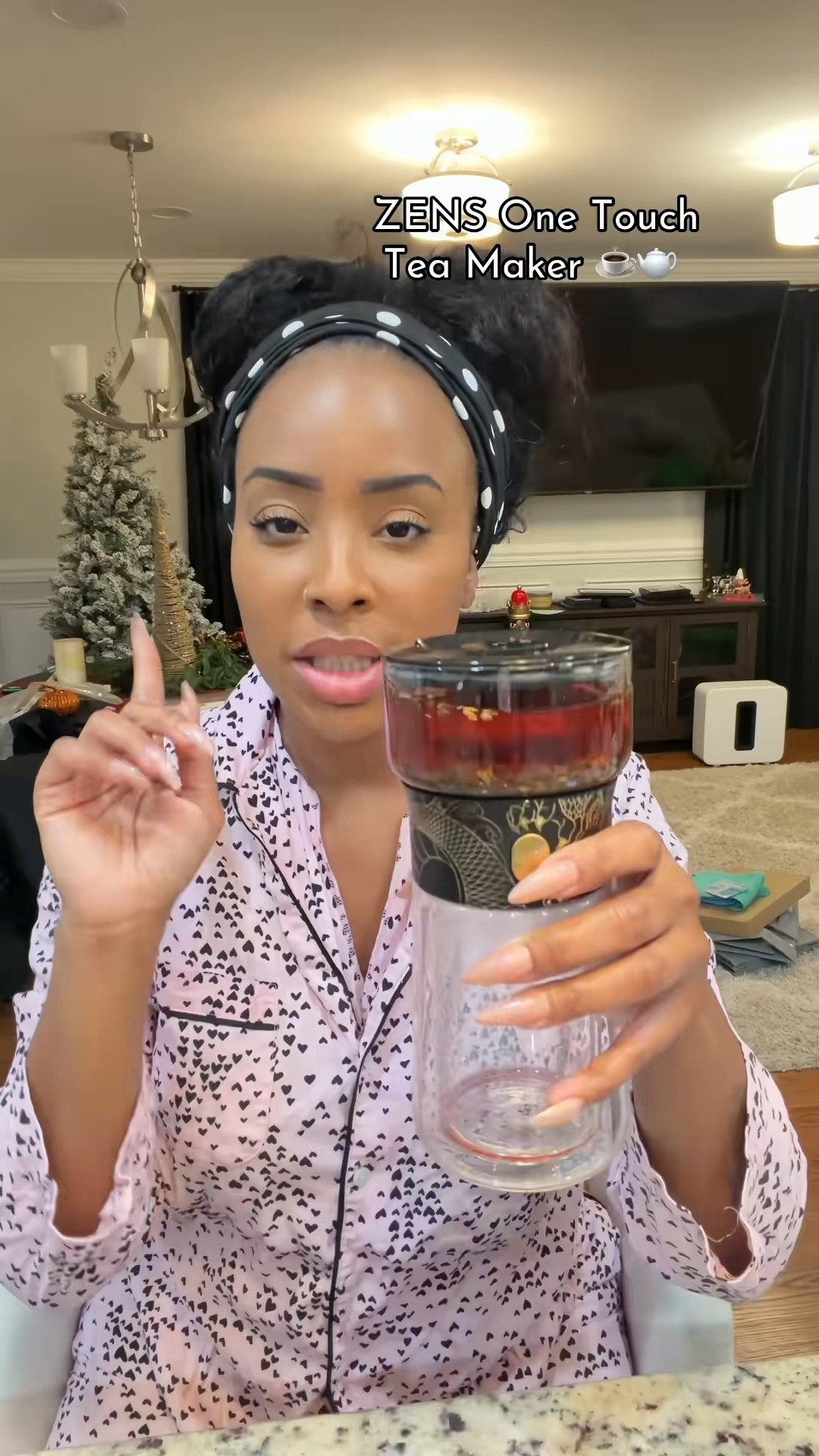 This one touch tea maker brews loose leaf tea fast with a one-touch pour 😍 

 #LTKmorningroutine #LTKselfcare #LTKfoodie