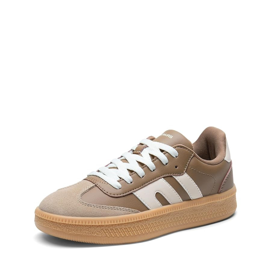 DREAM PAIRS Women's Tennis Sneakers Walking Casual Lace-Up Footwear Comfortable Fashion Sneakers ... | Amazon (US)