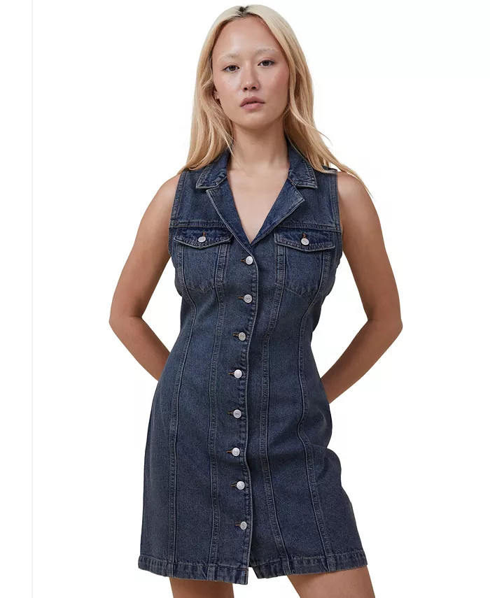 Women's 90s Denim Mini Dress | Macys (US)