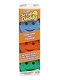 Scrub Daddy Colors - FlexTexture Sponge, Soft in Warm Water, Firm in Cold, Deep Cleaning, Dishwasher | Amazon (US)
