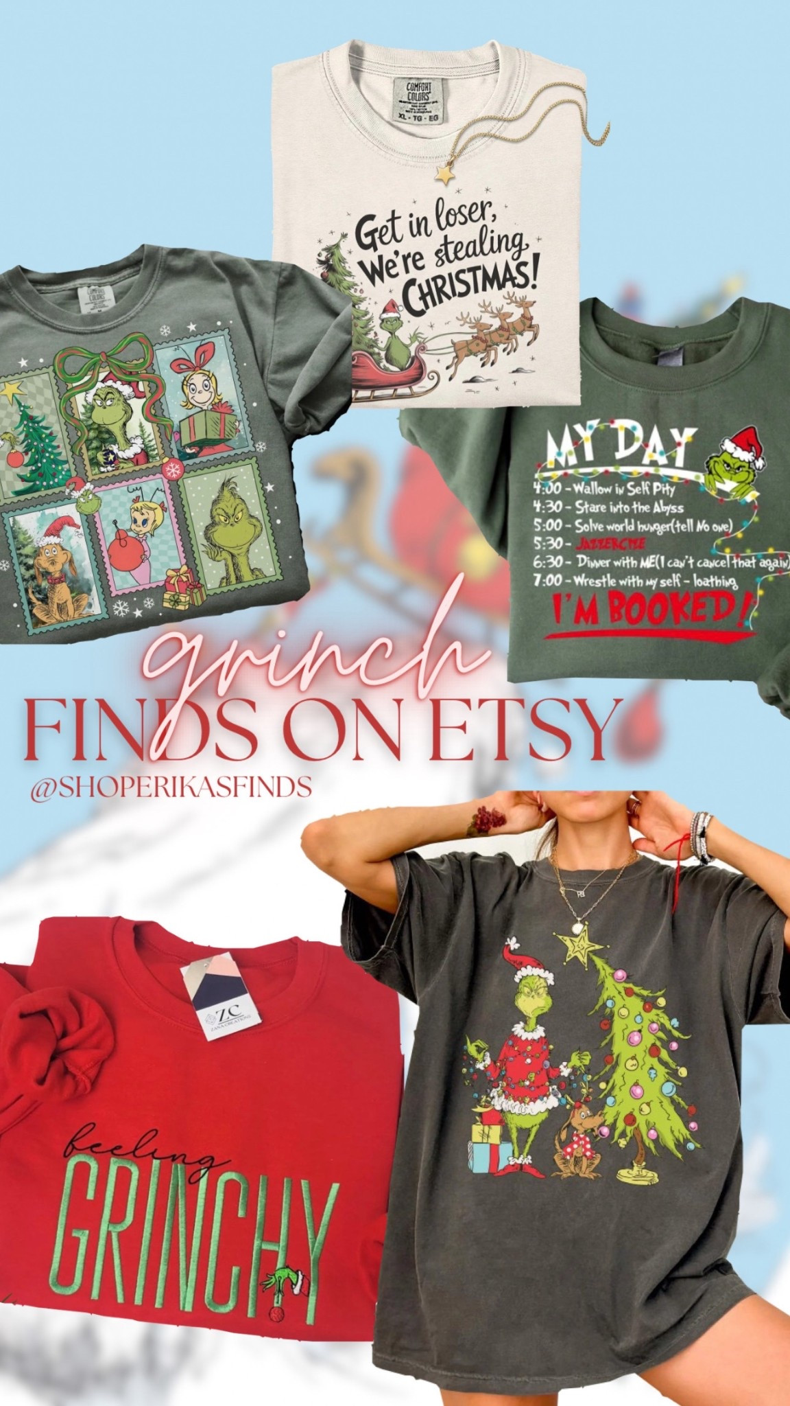 Grinch Etsy shirts and sweatshirts 💚

Etsy shop cute graphic tshirts sweatshirts women’s casual outfit ideas

#LTKSaleAlert #LTKHoliday #LTKGiftGuide