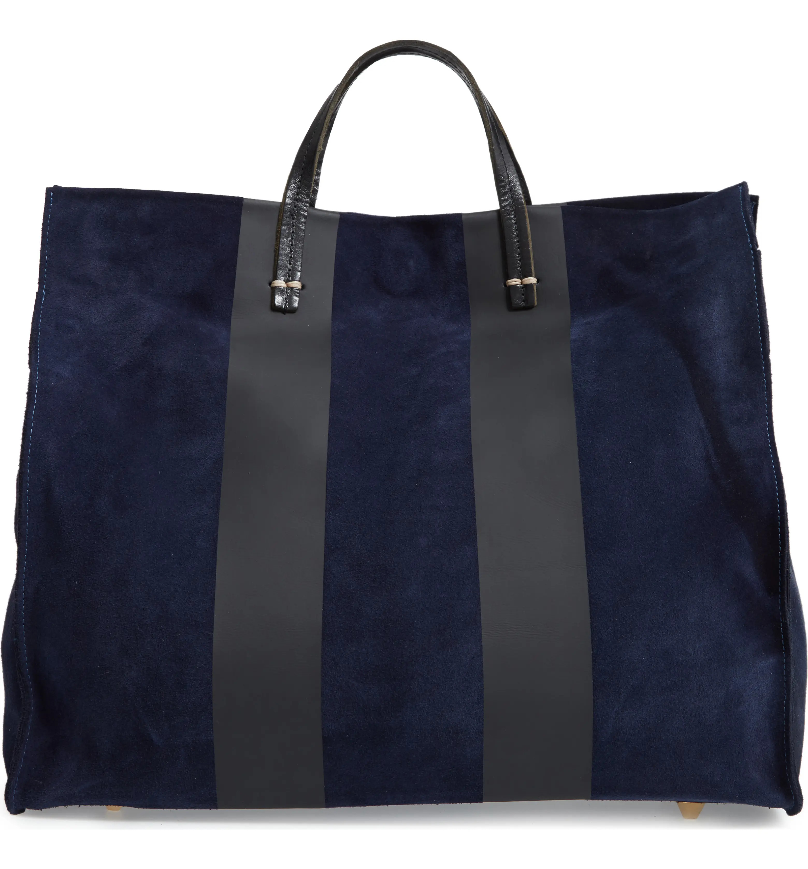Simple Stripe Leather Tote | Nordstrom