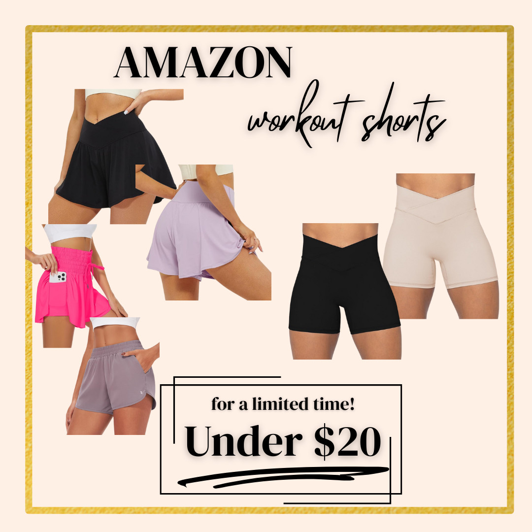 Amazon's best workout shorts are on sale! For a limited time all these shorts are under $20! Get them while they last! 



#amazonshorts #workout #fitness #shorts #active #activewear 

 #LTKActive #LTKSaleAlert #LTKFindsUnder50