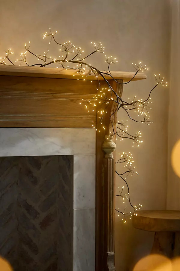 Illuminated LED Branch Garland | Anthropologie (US)