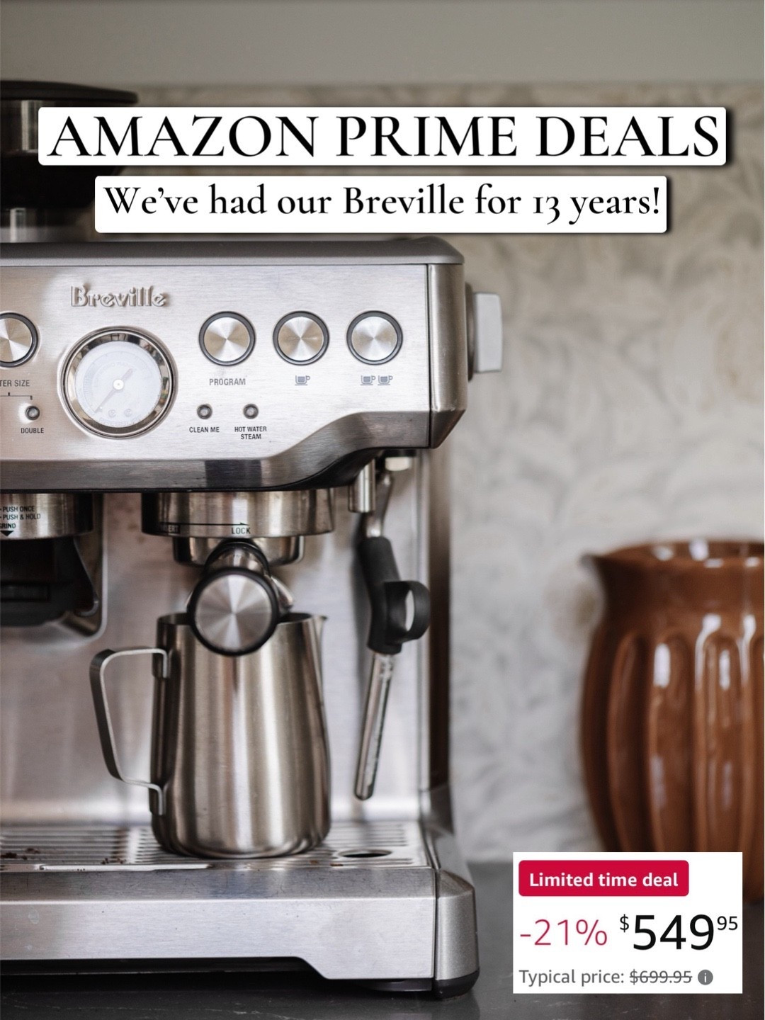 We had our Breville espresso machine for 13-year-old and she’s still going strong! I’m still now for Amazon prime days! 


#LTKHome #LTKSaleAlert