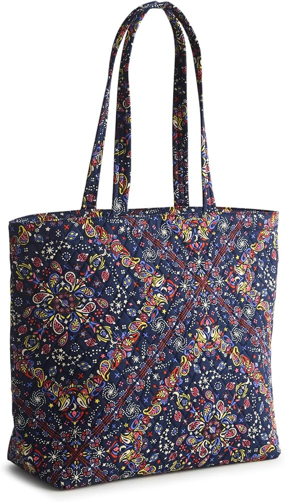 Vera Bradley womens Premium Cotton Original Zip Tote Bag | Amazon (US)