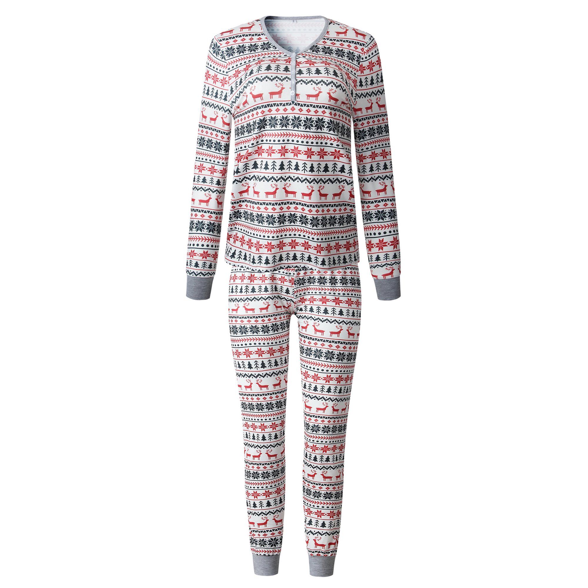 Eyicmarn Family Pajama Christmas Matching Set Womens Pajamas Sleepwear For Mom | Walmart (US)