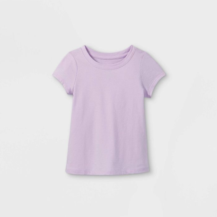 Toddler Girls' Solid Short Sleeve T-Shirt - Cat & Jack™ | Target