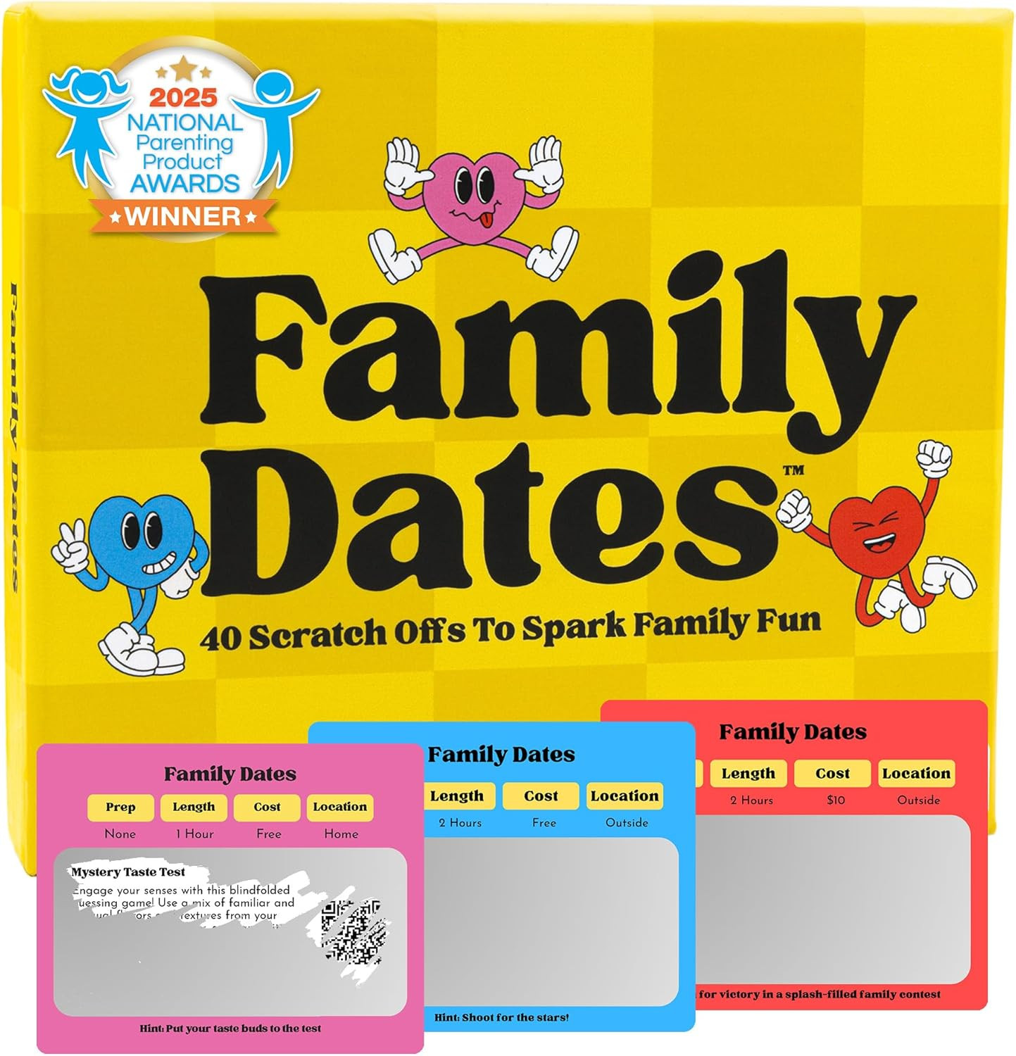 Family Dates 40 Scratch Off Cards – Fun Activities & Date Night Ideas for Kids and Parents – ... | Amazon (US)