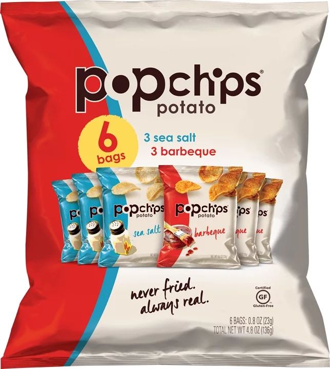 Popchips Variety Pack, 0.8 oz, 6 Count | Walmart (US)