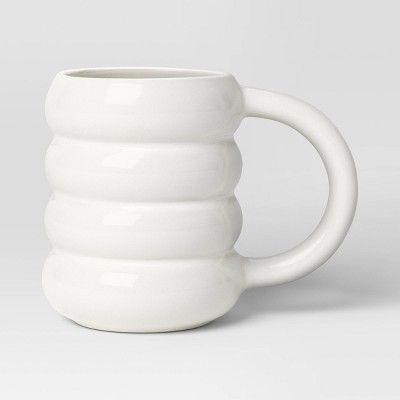 14oz Stoneware Artisan Mug White - Room Essentials™ | Target