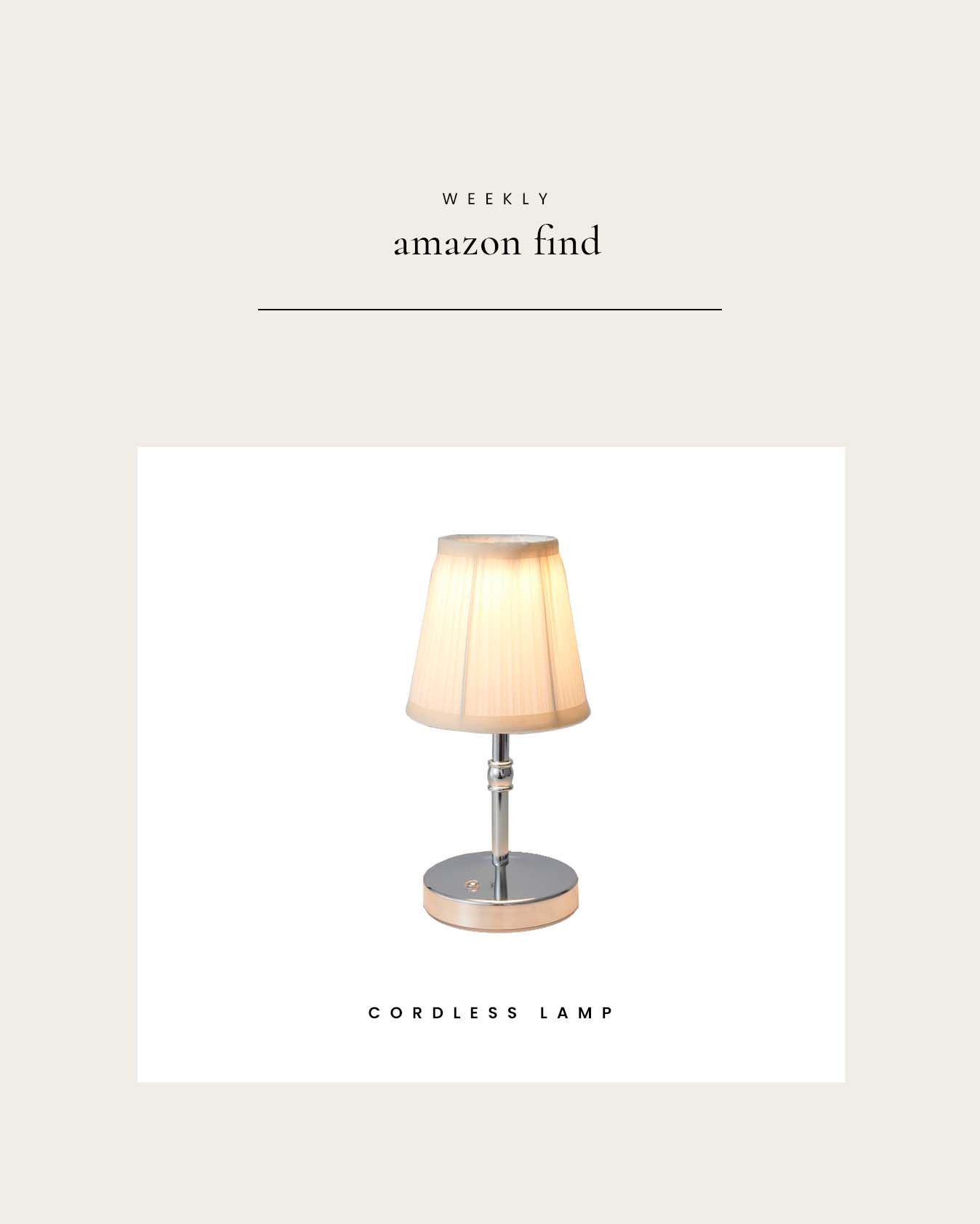 Weekly Amazon Find : Cordless Lamp

#LTKHome