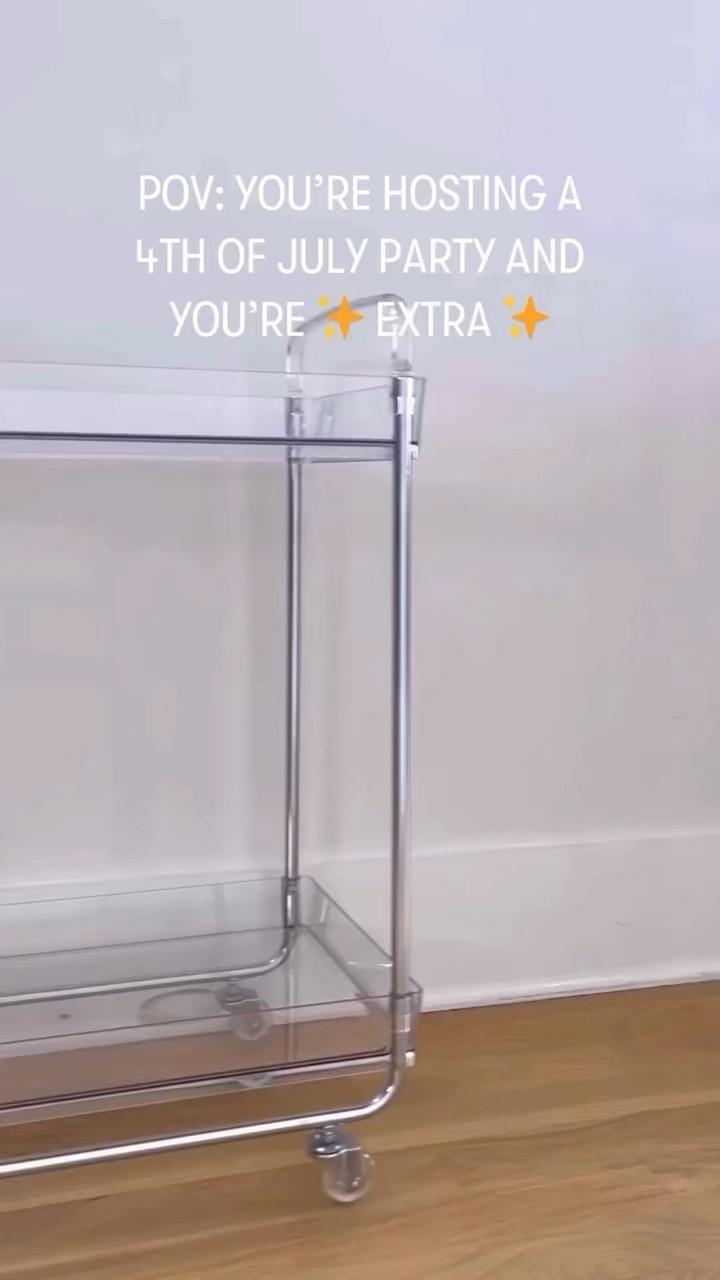 Happy Fourth of July❤️🤍💙 We’re loving this functional and festive bar cart you can easily re-create to be the hostest with the mostest.

#LTKStyleTip #LTKHome #LTKVideo