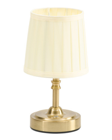 10.5in Rechargeable Mini Fabric Shade Task Lamp | Lighting | Marshalls | Marshalls