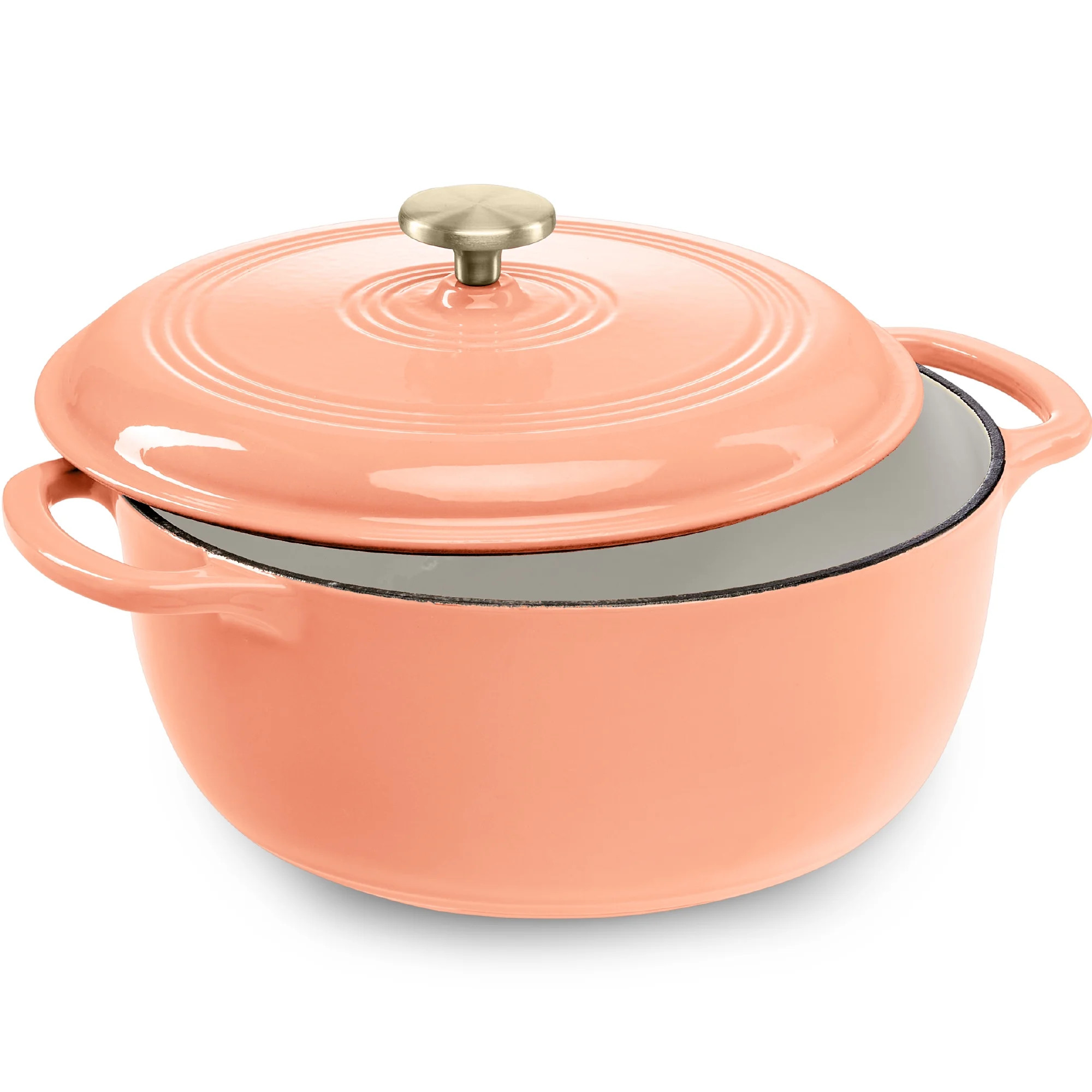 Best Choice Products 6 Quart Cast-Iron Dutch Oven, Heavy-Duty Kitchenware w/ Enamel, Side Handles... | Walmart (US)